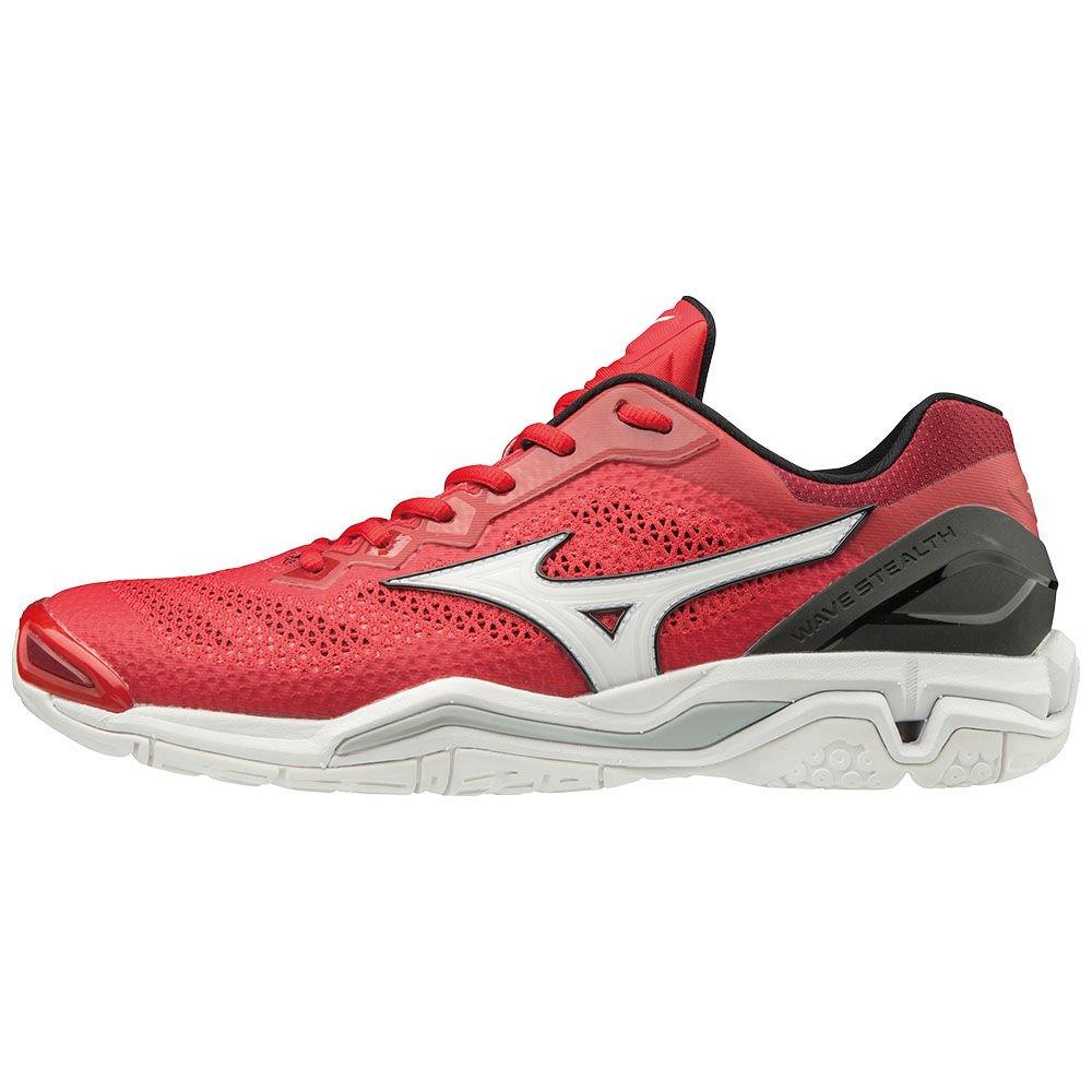 Mizuno Men's Handball Shoes WAVE STEALTH V Pink/White/Black - RHIDOXT-56